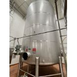 DCI 17,000 Gallon Stainless Steel Horizontal Agitated Tank, Dish Bottom, Dome Top, | Rig Fee: $6000