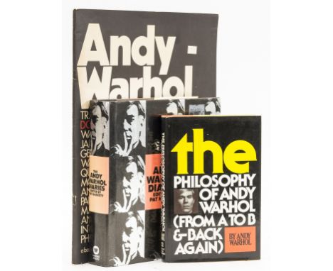 Warhol (Andy) The Philosophy of Andy Warhol (From A to B and Back Again), first edition, initialed by author, original cloth 