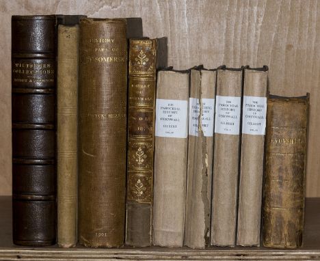 Wiltshire.- Cornwall.- Hoare (Sir Richard Colt) The History of Modern Wiltshire. Hundred of Westbury, 2 vol. bound in 1, hand