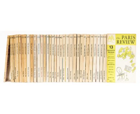 NO RESERVE Literary periodical.- Paris Review (The), a good but broken run of 34 vol., comprising vol.13-16, 22-26, 29, and 3