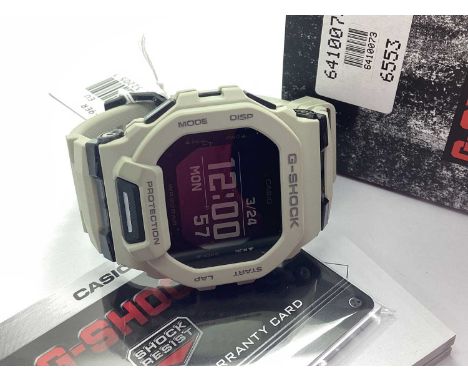 Casio; G-Shock 'Stormtrooper' Bluetooth Digital Gent's Wristwatch, caseback numbered "3506" "GBD-200" ID:2020DJ15233, in orig