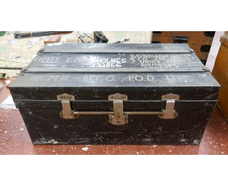 Lt. Col. F. Holmes kit trunk 