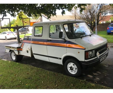 A 1996 Bedford CF2 diesel breakdown recovery truck, registration number C345 AOR, chassis number SKF97K600GV604536, engine nu