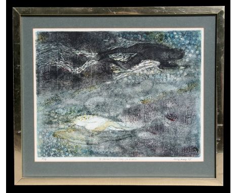 Henry Avery - Abstract - lithograph, limited edition 2/5, signed in pencil to the margin, framed &amp; glazed, 27 by 34cms (1
