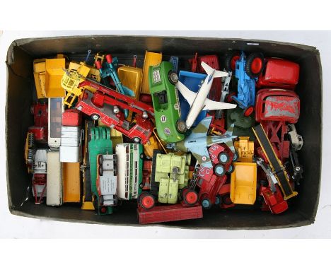 Assorted Corgi, Dinky and other diecast vehicles including Corgi Major toys, Snorkel Fire Engine, Triang Ulster racing car, M