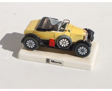 A Carltonware Bullnose Morris, registration BW 711, a promotional gift from Morris dealerships, 14 cm 5½ inches