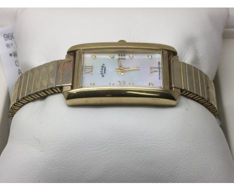 A boxed ladies Rotary wristwatch in a fitted box.