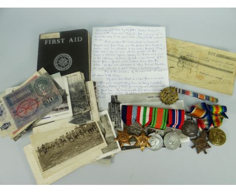 A WWI MILITARY MEDAL  TO PTE L CPL F H ATKINS MM Oxford &amp; Bucks Light Infantry together with similarly inscribed trio of 