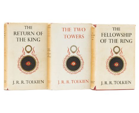 Tolkien (J.R.R.) The Lord of the Rings, 3 vol., comprising The Fellowship of the Ring, second impresstion, neat ink ownership