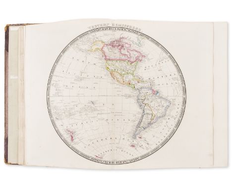 Atlases.- Teesdale (Henry, publisher) General Atlas of the World, title and 47 hand-coloured maps, all double-page, India wit