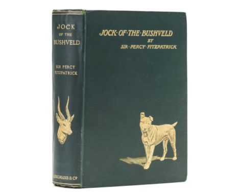 Fitzpatrick (Sir Percy) Jock of the Bushveld, first edition, first issue with the incorrect drawings of the dung beetle on pp