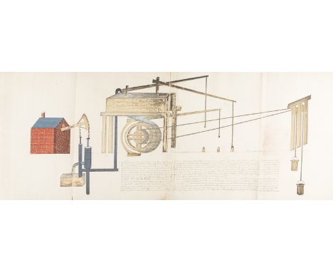 Mining.- [Hunt (Thomas, late 18th century London-based inventor, active c. 1780-1805)]. A Perspective view of a Steam or Fire
