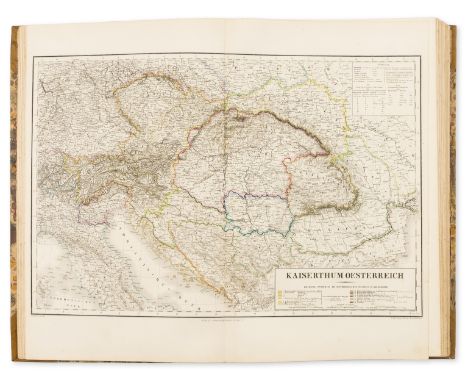 Atlases.- Kiepert (Dr. H.), C.Graf, A.Graf &amp; Dr. C.Bruhns .Hand-Atlas der Erde und des Himmels, 42nd edition, 70 double-p