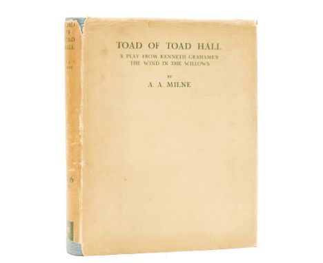 Milne (A. A.) Toad of Toad Hall, number 149 of 300  large paper copies on hand-made paper signed by the author and Kenneth Gr
