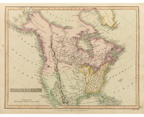 Atlases.- Smith (Charles) Smith's New General Atlas, engraved calligraphic title, 45 hand-coloured engraved maps, 2 double-pa