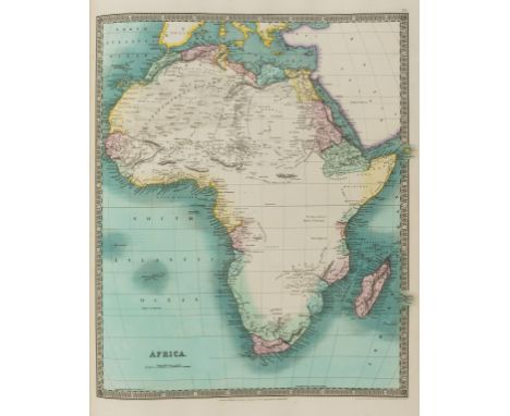 Atlases.- Teesdale (Henry, publisher) A New General Atlas of the World, engraved vignette title and 46 hand-coloured maps by 