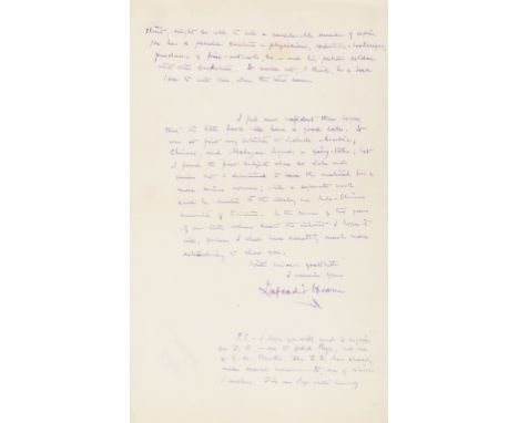 Hearn (Lafcadio, author and translator, 1850-1904) Autograph Letter signed to Messrs Jas. R. Osgood &amp; Co., publisher, 2pp