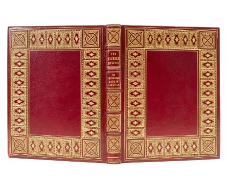 Binding.- Howard (Frederick, Earl of Carlisle) The Father's Revenge, A Tragedy, [one of 25 copies], 4 engraved plates, occasi