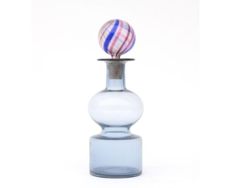 Kaj Franck (1911-1989) A glass 'Kremlin Bells' bottle and stopper (excluding the pitcher), produced  by  Nuutäjarvi Notsjö, F