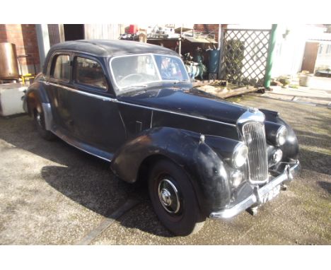 A 1954 Riley RME 1.5 Saloon, registration number DVV 292, chassis number RME 22062, green over black. Produced for just 3 yea