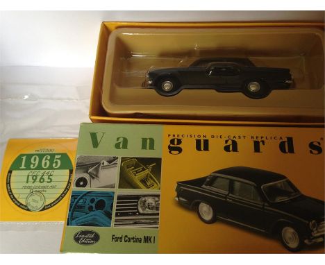 Vanguards - Ford Cortina MK I - Goodwood Green - Scale 1:43. Excellent conditions. Unused.