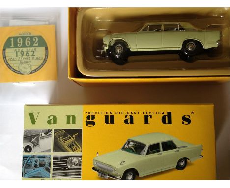 Vanguards - Ford Zepyr 4 MKIII - Lime Green - Scale 1:43. Excellent conditions. Unused.