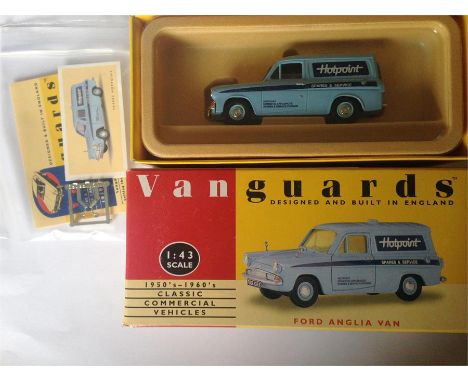 Vanguards - Hotpoint - Ford Anglia Van - Scale 1:43. Excellent conditions. Unused.