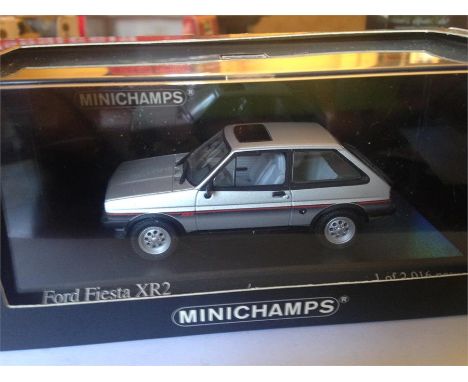 Ford Fiesta XR2 Minichamps Scale 1:43 1976 Silver. Unused Excellent condition.