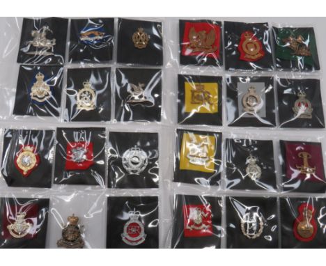 Yeomanry Cap Badges including anodised, QC Sussex Yeomanry ... Brass, QC Essex Yeomanry ... Brass Ayrshire Yeomanry ... White