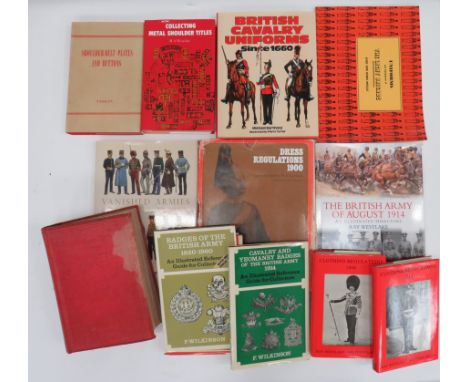 Badge and Uniform Orientated Books including Records And Badges Of The British Army by Chichester 2nd edition ... Cavalry And