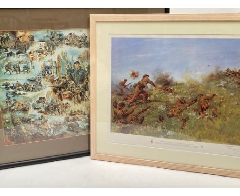 Ulster Impression Northern Ireland Troubles Military Print. This framed and glazed print depicts different scenes from the po