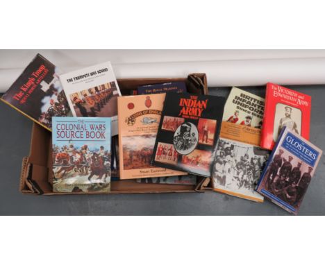Quantity of Military Books Including Regimental Histories including A Staffordshire Regiment In The Crimea ... The Household 