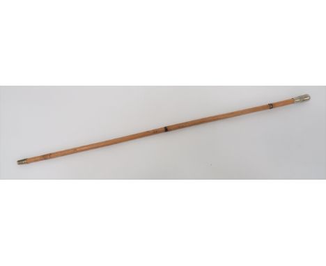 Royal Flying Corps Swagger Stick white metal thimble top with small, finely impressed, Kings crown RFC Pilot wings. &nbsp;Bam