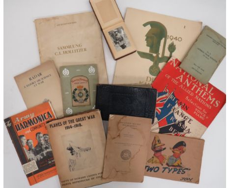 Small Selection Of Various Ephemera including The Two Types By Jon"""" ... Planes Of The Great War 1914-18 ... High Altitude 