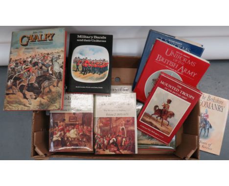 A History Of The British Cavalry Vol 1-4. &nbsp;Vol 7 by Marquess of Anglesey ... British Military Uniforms by Carmen ... Uni