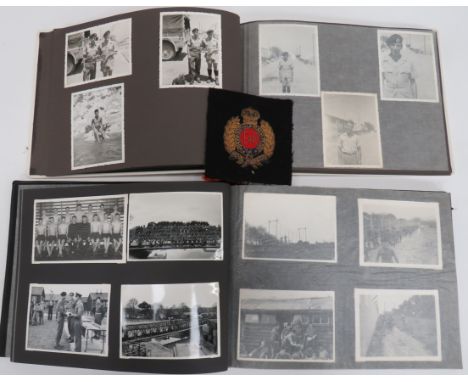 Post 1953 Royal Engineers Cyprus Photo Albums consisting album showing Royal Engineers in training. &nbsp;The second album fo