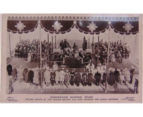 POSTCARDS - ASSORTED  Approximately 168 cards, mainly overseas, comprising real photographic views of the Coronation Durbar, 