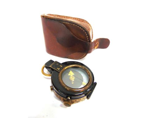 A GREAT WAR BRITISH PRISMATIC MARCHING COMPASS by E.R. Watts &amp; Son, London, of Verner's pattern, serial number 14576, dat
