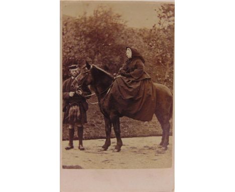 PHOTOGRAPHS - PORTRAIT  Approximately ninety-six carte de visite portrait photographs of Royalty, nobility and celebrity inte