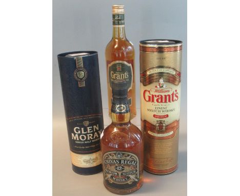 Collection of whisky to include William Grant's Family Reserve Finest Scotch Whisky 70cl, another William Grant's Sherry Cask