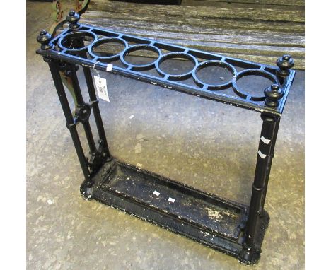 Victorian style cast iron six-section stick/umbrella stand.(B.P. 21% + VAT) 