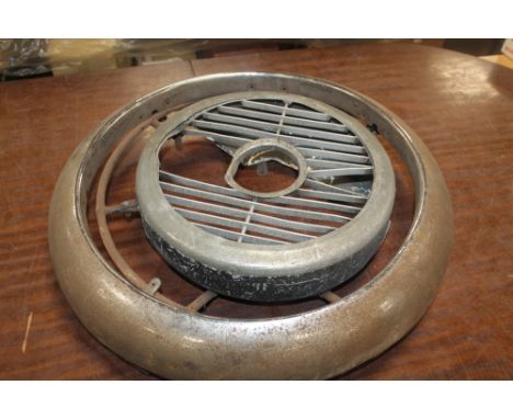 A METAL ENGINE COVER AND COWLING, diameter 24"