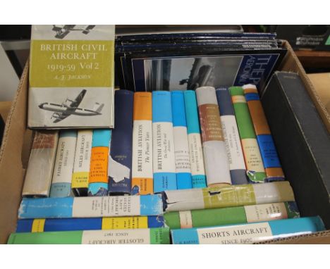 AVIATION INTEREST BOOKS PUBLISHED BY PUTNAM, authors include A. J. Jackson, Harold Penrose etc., many have dustjackets and in