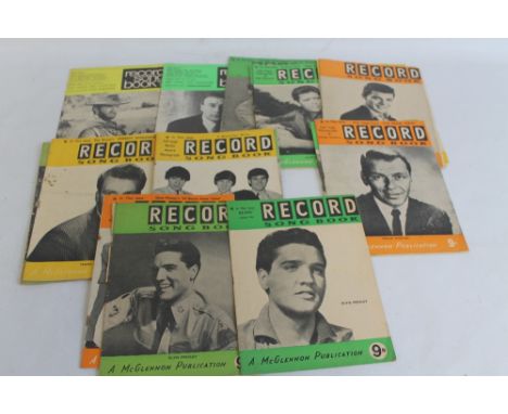 RECORD SONG BOOK' 1960S with covers featuring Elvis, The Beatles, The Merseybeats,  The Animals, Adam Faith, Frank Ifield, Th