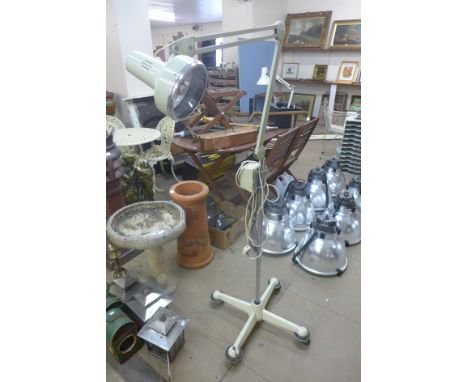 A vintage hospital theatre lamp