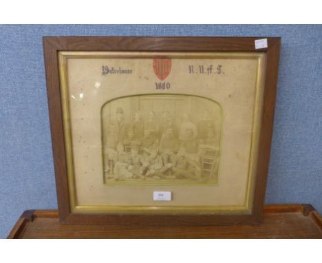 A Cambridge Rugby Team photograph, Peterhouse 1886, photographer R. H. Lord Cambridge