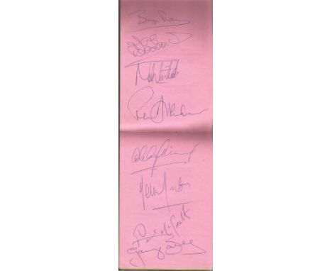 Football Collection Autograph book over 150 signatures from the early nighties some great names from Blackburn, Leicester, Fu