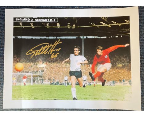 Geoff Hurst Signed England 1966 World Cup 12x16 Art Print £10-12. Good condition. All autographs come with a Certificate of A