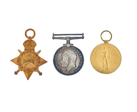The 1914-15 Star to 1847 L.CPL.L.A,TURVEY. R,E,KENT YEO, The 1914-18 British War Medal and The 1914-19 Victory Medal to CAPT.