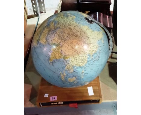 A 20th century terrestrial globe. S2B
